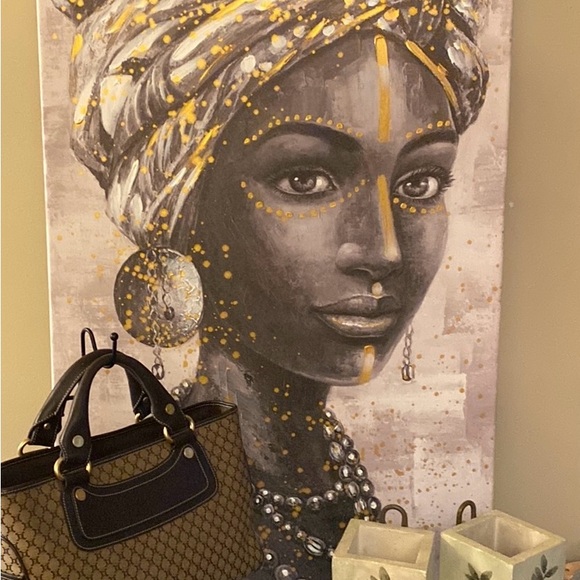 GUC CELINE MACADAM BLASON HANDBAG - Picture 8 of 10